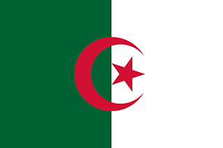 Algéria hivatalos zászlaja
