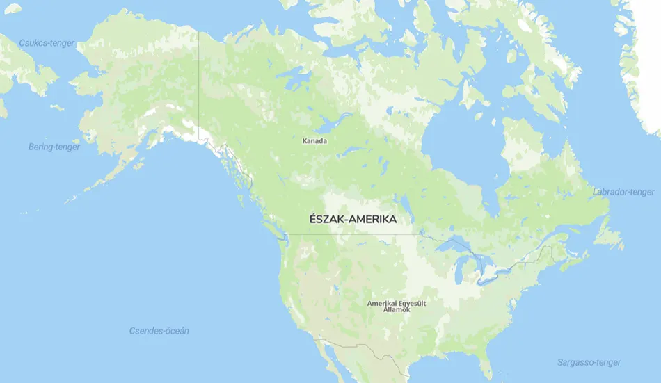 Amerikai Egyesült Államok térképe