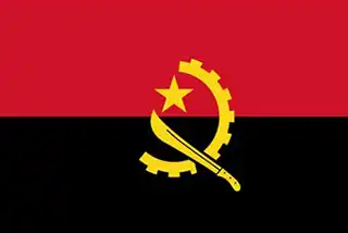 Angola hivatalos zászlaja