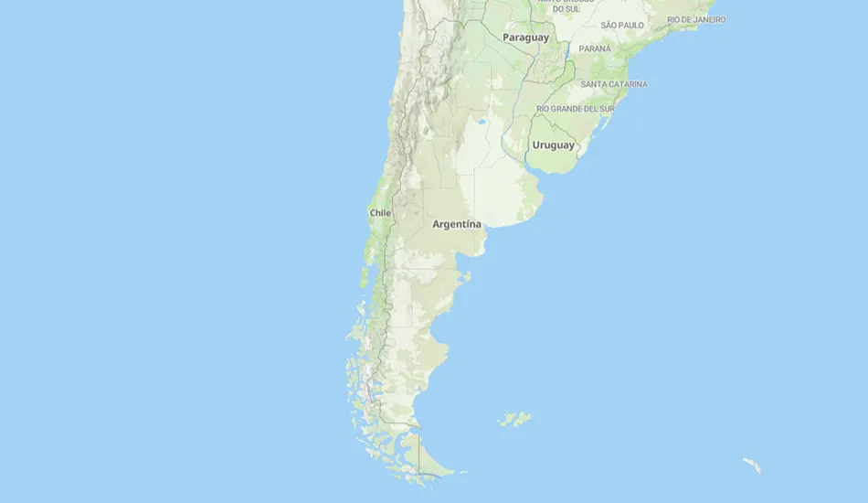 Argentína térképe
