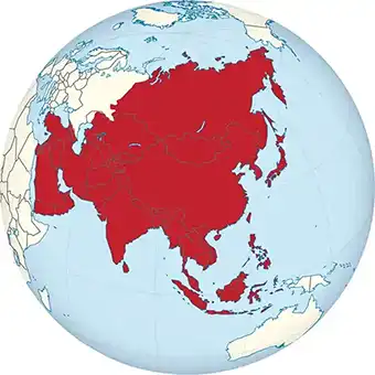 Ázsia a Földön
