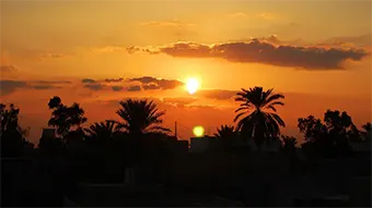 napnyugta Bagdadban