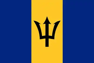 Barbados hivatalos zászlaja