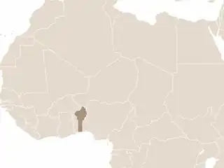 Benin elhelyezkedése