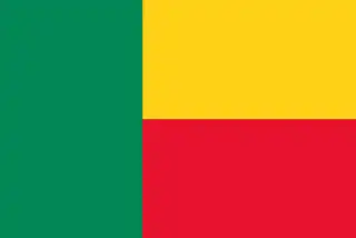 Benin hivatalos zászlaja