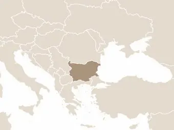 Bulgária elhelyezkedése a Balkán-félszigeten
