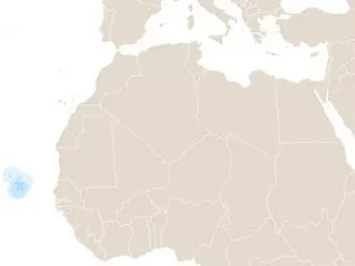 A Zöld-foki Köztársaság elhelyezkedése
