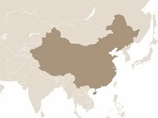 Kína elhelyezkedése Kelet-Ázsiában
