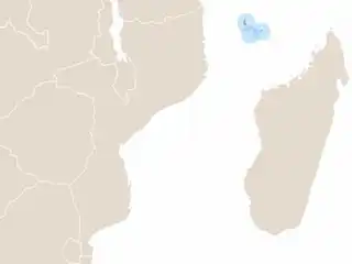 A Comore-szigetek elhelyezkedése