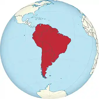 Dél-Amerika a Földön