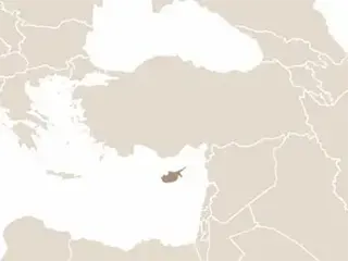 Ciprus elhelyezkedése a Földközi-tenger keleti részén