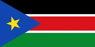 Dél-Szudán hivatalos zászlaja