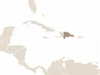 Dominikai Köztársaság elhelyezkedése