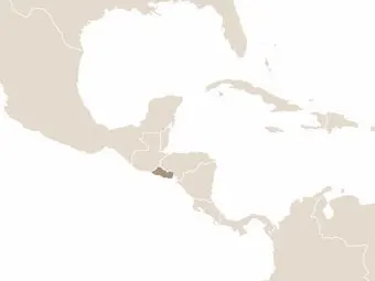 Salvador elhelyezkedése Közép-Amerikában