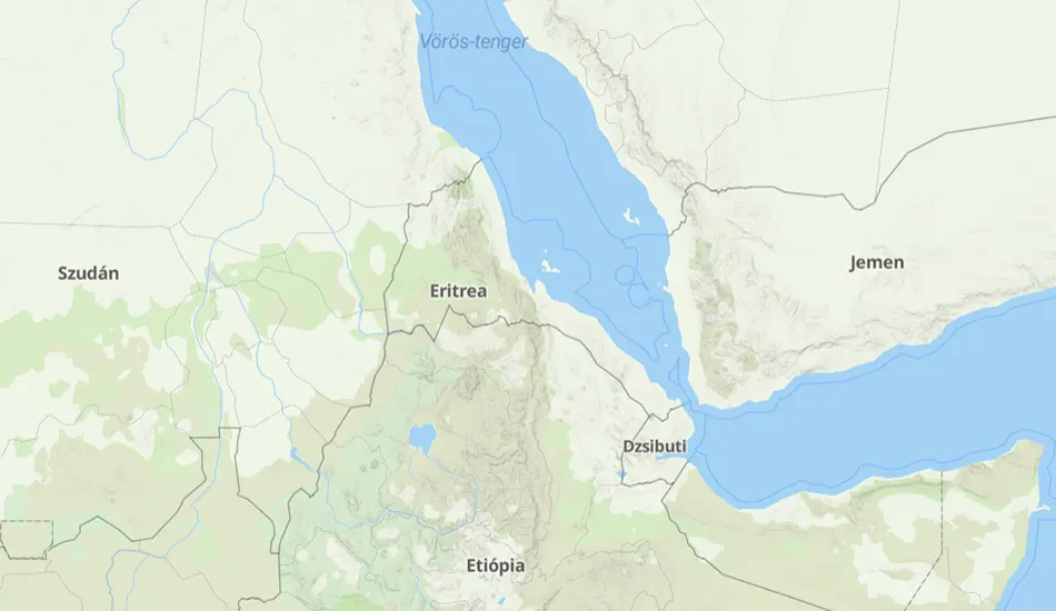 Eritrea térképe