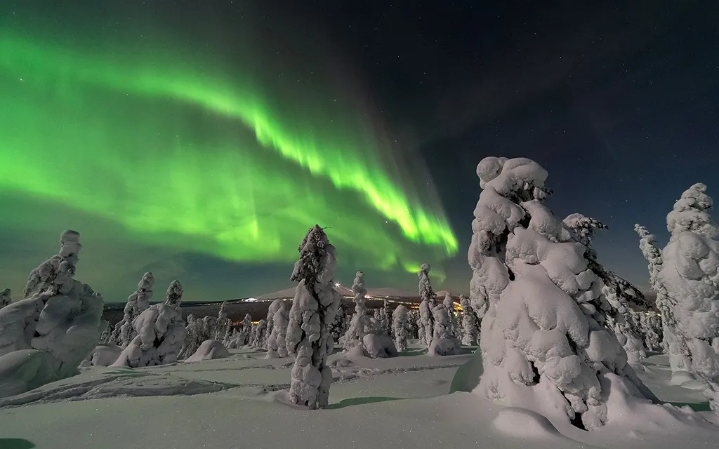 Finnország, Aurora Borealis