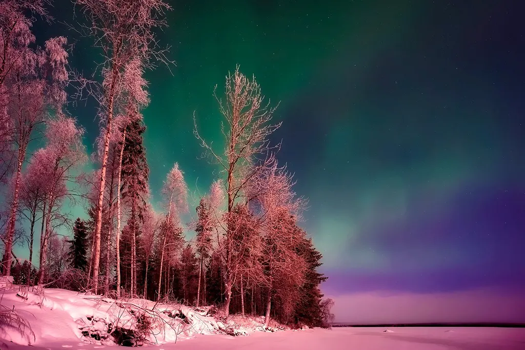 Finnország, Sarki fény
