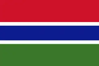 Gambia hivatalos zászlaja
