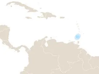 Grenada elhelyezkedése Közép-Amerikában