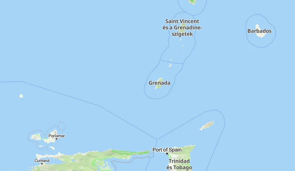 Grenada térképe