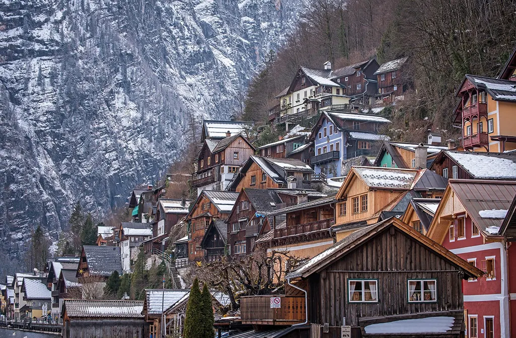 osztrák hegyi település