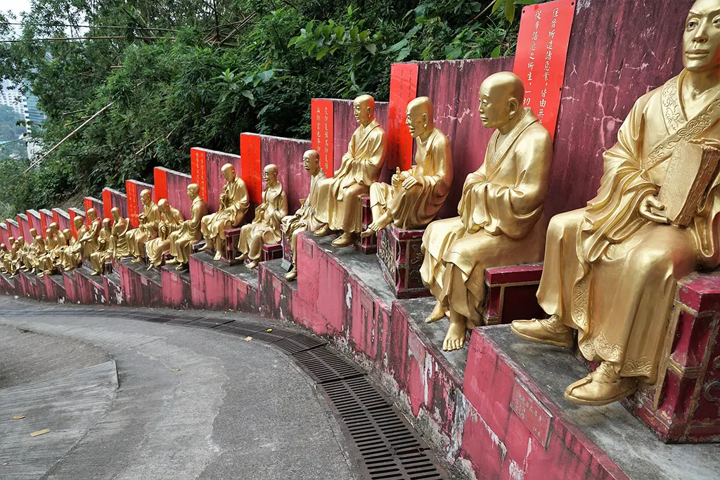 Hongkong, 10000 Buddha Kolostor