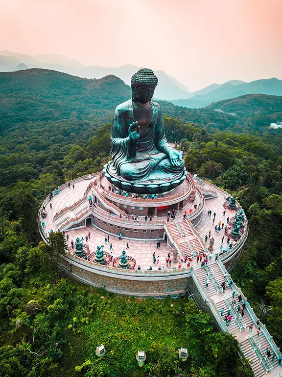 Lantau, Buddha szobor, Hongkong
