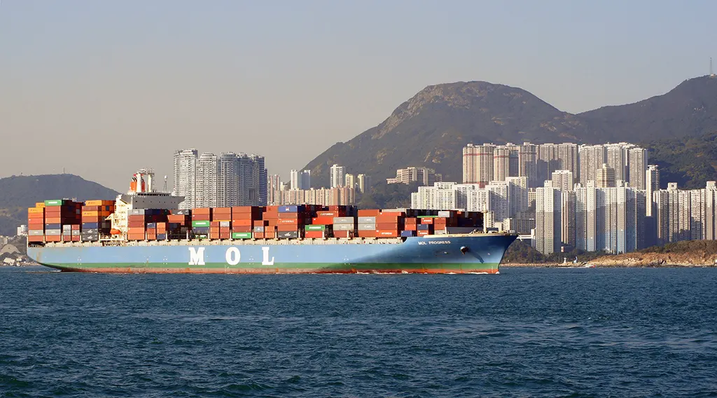 konténerszállító hajó, Hongkong