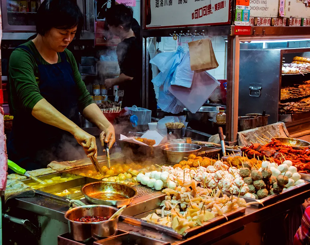 Hongkong, Street food