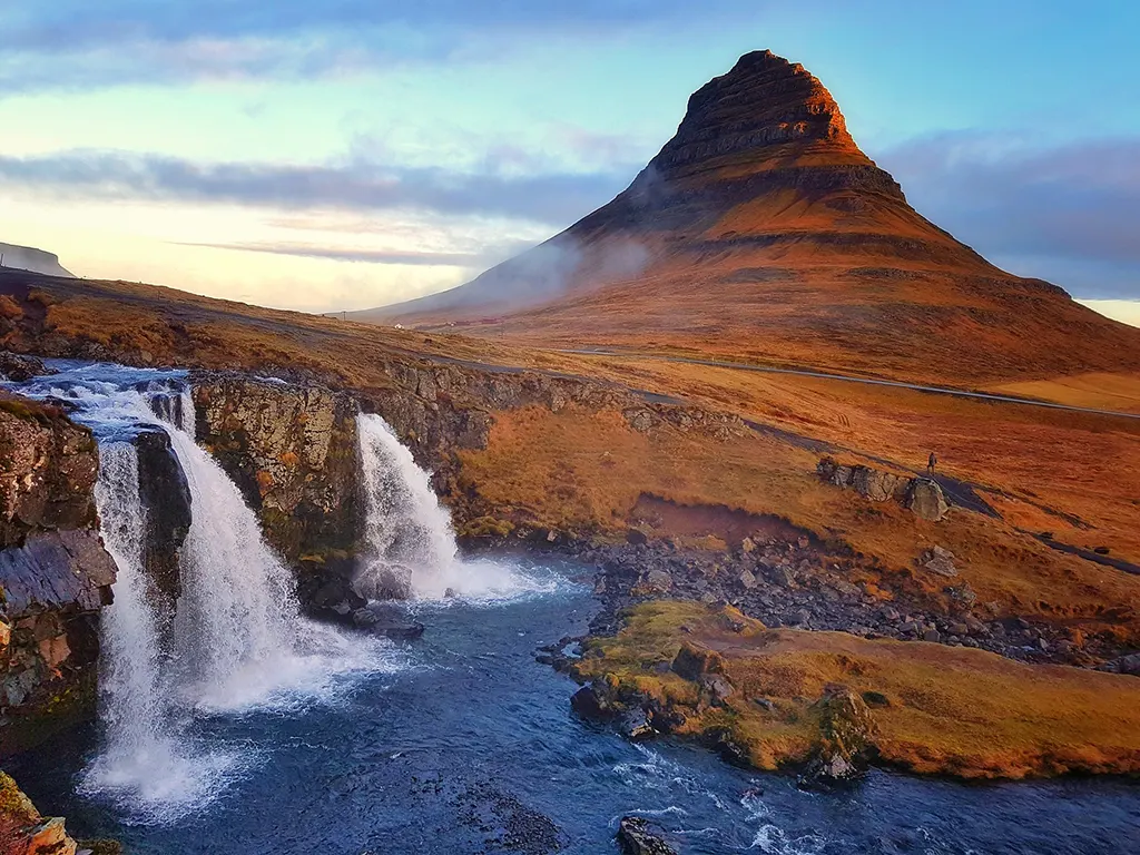 Kirkjufell hegy, Izland