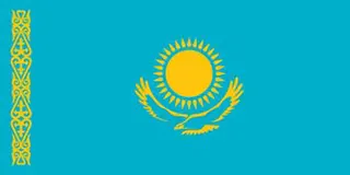 Kazahsztán hivatalos hivatalos zászlaja