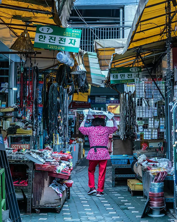 piac, Dél-Korea