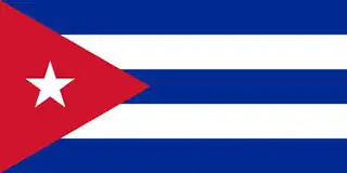 Kuba hivatalos zászlaja