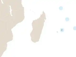 Mauritius elhelyezkedése