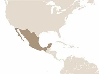 Mexikó elhelyezkedése az Amerikai Egyesült Államoktól délre