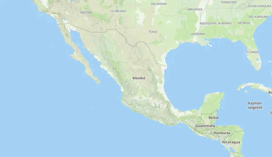 Mexikó térképe