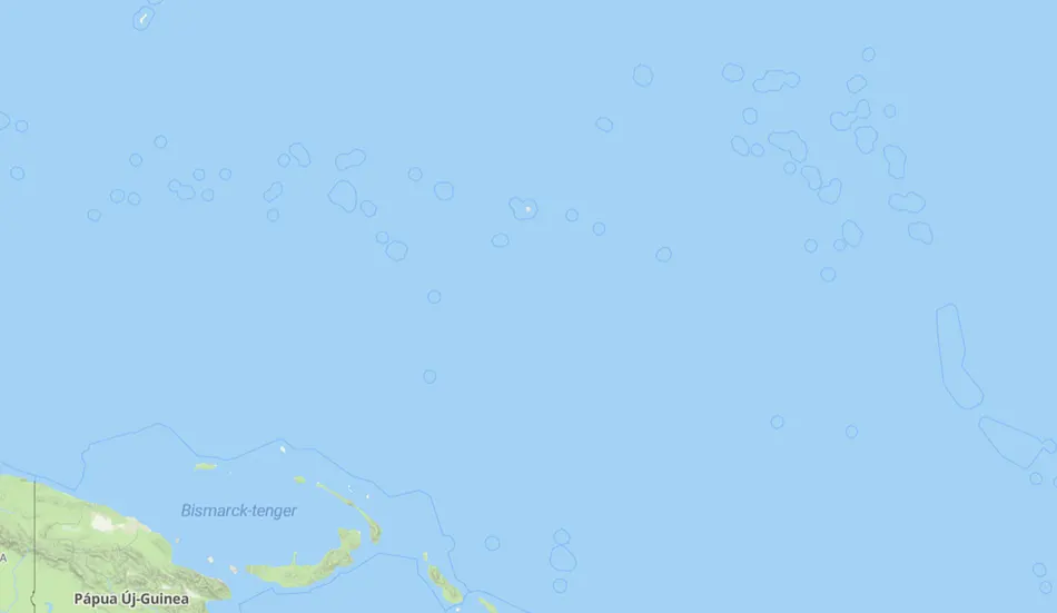Mikronéziai Szövetségi Államok térképe