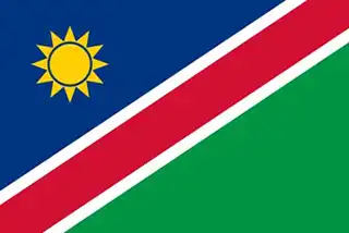 Namíbia hivatalos zászlaja