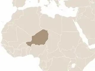 Niger elhelyezkedése