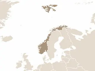 Norvégia elhelyezkedése a Skandináv-félszigeten