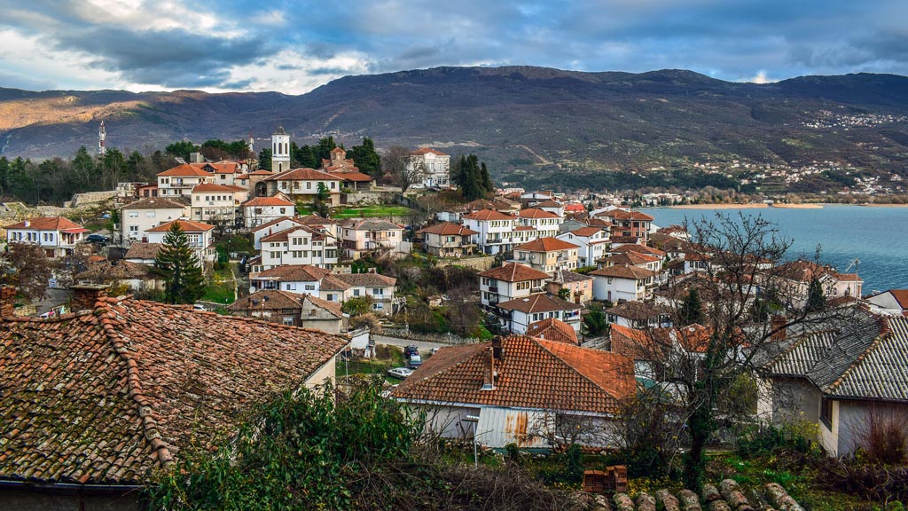 Észak-Macedónia, Ohrid, látkép