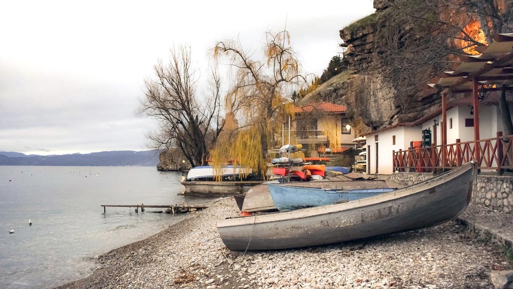Ohridi-tó, csónakok