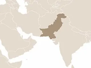 Pakisztán elhelyezkedése