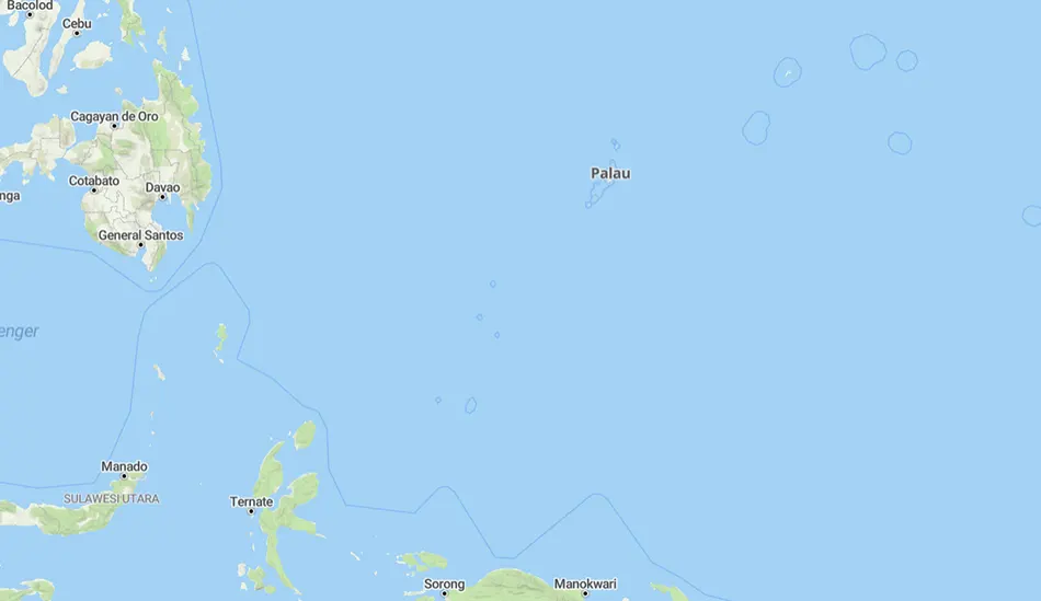 Palau térképe