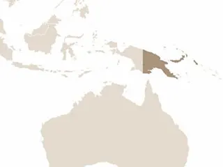 Pápua Új-Guinea elhelyezkedése