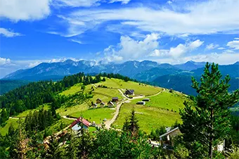 Peja, Prokletije hegység, Rugova-völgy