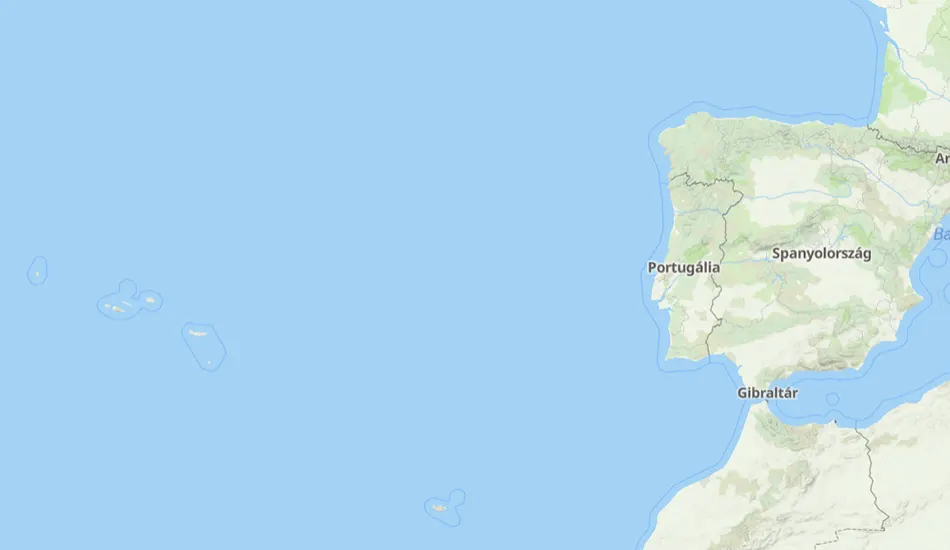 Portugália térképe