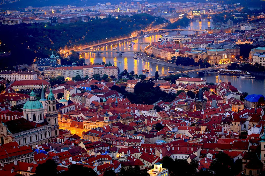 Prága éjszaka, Csehország