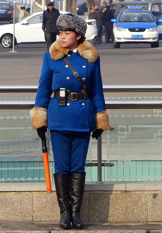 rendőrnő, Észak-Korea