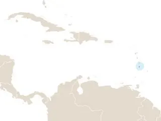 Saint Lucia elhelyezkedése a Karib-térségben